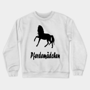 Pferdemädchen Crewneck Sweatshirt
